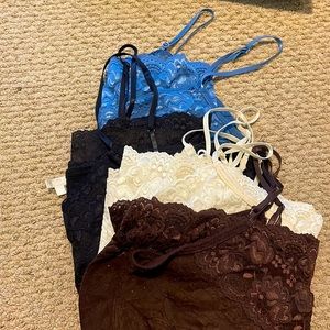 Lace Camisoles (5 in total)